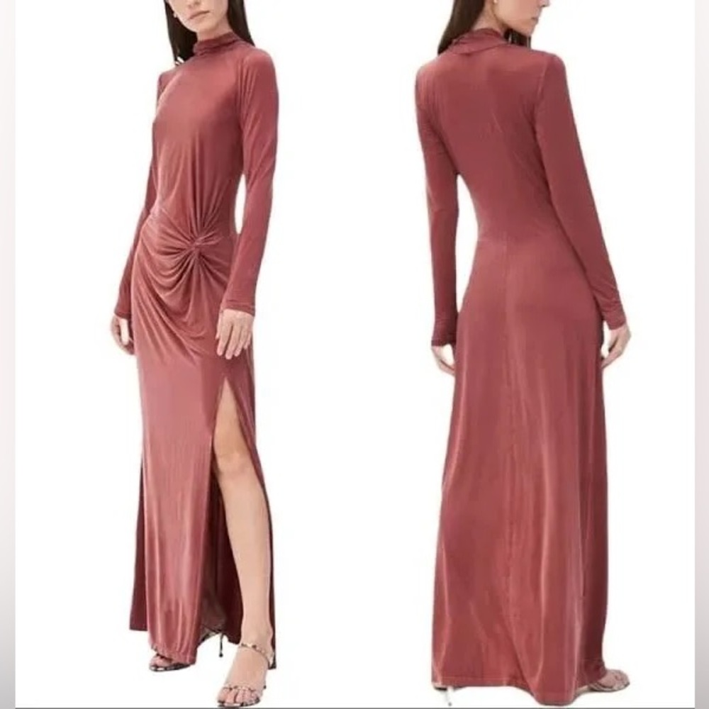 Young Fabulous & Broke Long Sleeve Rose Dress